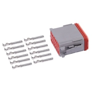 Conector auto Deutsch DTP, mama, 12 pini