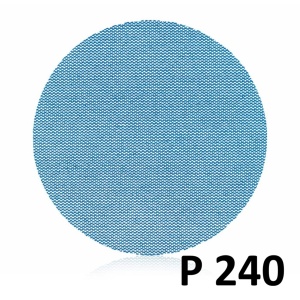 Disc abraziv SMIRDEX, granulatie P240, velcro, ceramic Net (plasa)