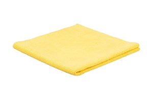 Laveta Helios Refinish pentru polisare cu microfibra galben-portocalie 40x40cm