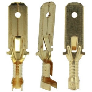 Papuc auto cupru, neizolat, tata, latime 6,3mm, pentru fir de 1,5mm2 - 100buc/set - Img 3