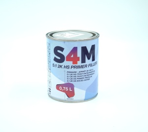 S4M SET FILLER 5:1 HS PRIMER FILLER GREY 0,75 L + INTARITOR 0,15 L - Img 2