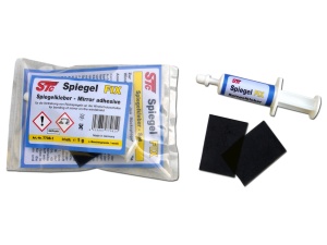 Set adeziv fixare suport oglinda retrovizoare pe parbriz 1g | STC