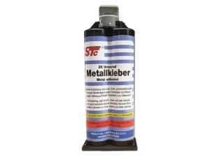 Adeziv STC pentru metal pe baza de metacrilat, bicomponent, seringa dubla, 50ml