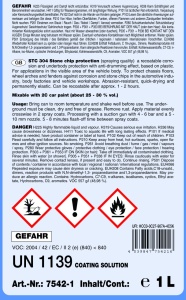 Antifon cu PVC, protectie lovituri pietre, alb, 1L, 304 | STC - Img 2