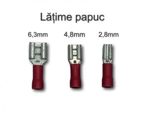 Papuc auto izolat furca tip AU 6 pentru surub de 4 - 100buc/set - Img 4