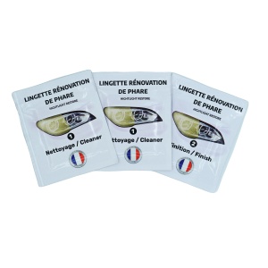 Set AG lavete restaurare faruri, 3 bucati
