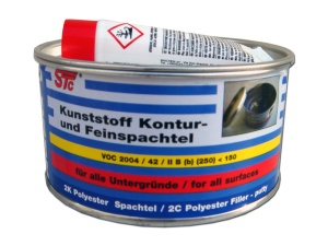 STC Chit pentru plastic, negru, 500g