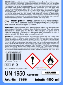 STC SPRAY PRIMER PLASTIC TRANSPARENT400ML - Img 2