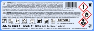 Chit STC pentru reparatii auto fibra verde, 180g - Img 3
