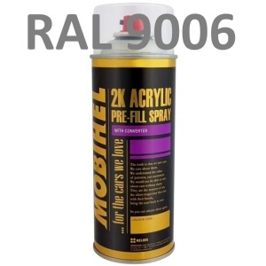 Mobihel Spray 2k fill - GRAVIHEL RAL 9006 lucios