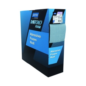 Norton Pro Plus A975 P180, rola burete abraziv pretaiat, 115mm x 25m - Img 1