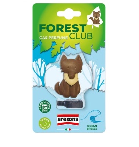 Odorizant AREXONS prindere grila, Forest Club & frends, forma de LUP, Ocean Breeze