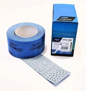 Rola abraziva NORTON CYCLONIC Blue, NR. 0, P80-120, 72mm*12m