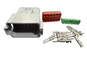 Conector auto Deutsch DTP, tata, 12 pini - Img 2