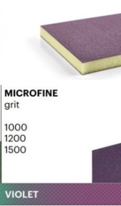 Pad slefuire fata dubla mov MICROFIN 13mm | AG - Img 2