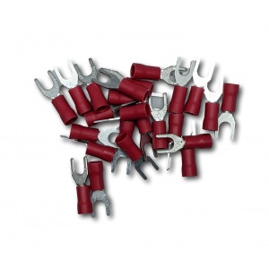 Papuc auto izolat furca tip AU 1,5 pentru surub M4 - 100buc/set