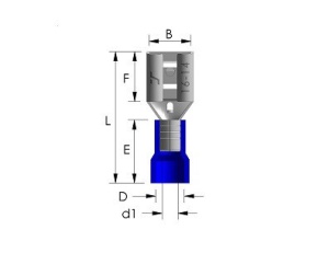 Papuc auto izolat furca tip AU 6 pentru surub de 4 - 100buc/set - Img 6