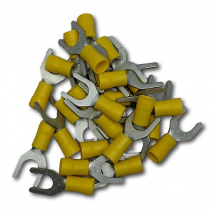 Papuc auto izolat furca tip AU 6 pentru surub de 8 - 100buc/set - Img 1