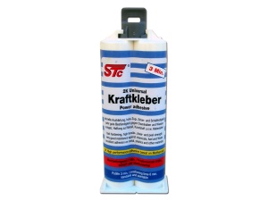 STC Power adezive, bicomponent, seringa dubla, 50ml - Img 1