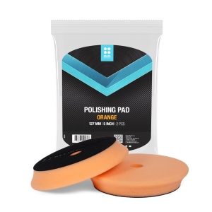 Disc burete polish Helios Refinish pentru pasta de finish culoare orange diametru 150mm, scai 127mm