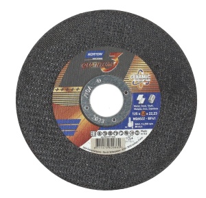 Disc taiere NORTON Quantum 3, metal / inox , 125x1.0x22.23mm - T41