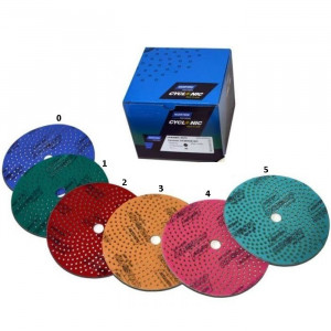 Norton Disc abraziv Multi-Air Cyclonic A975 , ceramic, fadeout & blending, 150x18mm - Img 1