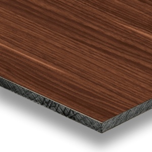 Placă HPL aspect nuc american