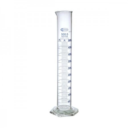 Cilindru gradat clasa A gradatii albastre - 10 ml