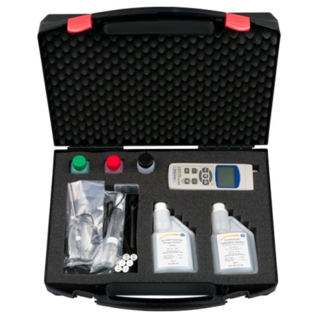 Oxigenometru multifunctional pH EC TDS salinitate temperatura data logger pentru piscicultura PCE PHD1 kit1 - Img 8