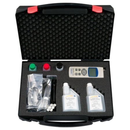Oxigenometru multifunctional pH EC TDS salinitate temperatura data logger pentru piscicultura PCE PHD1 kit1 - Img 8