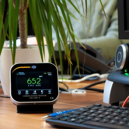Dispozitiv de măsurare CO2, temperatura, umiditate PCE-CMM8 - Img 4