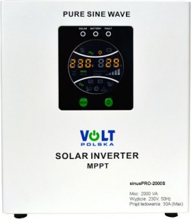 UPS invertor sinus pur 24V 1400 Watt, incarcator solar 30A MPPT inclus