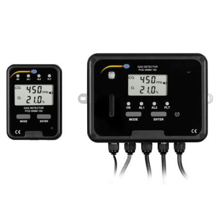 Detector de gaz  pentru dioxid de carbon și oxigen PCE-WMM100 - Img 2