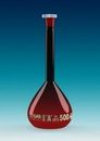 Balon cotat clasa A sticla bruna NS 10/19 - 25 ml