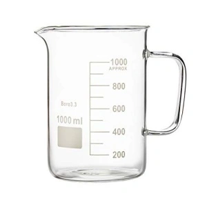 Pahar Berzelius 250 ml sticla boro 3.3 cu toarta