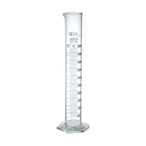 Cilindru gradat clasa A gradatii albastre - 500 ml