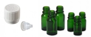 Sticla verde picuratoare 10 ml
