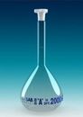 Balon cotat clasa A sticla alba NS 10/19 - 5 ml