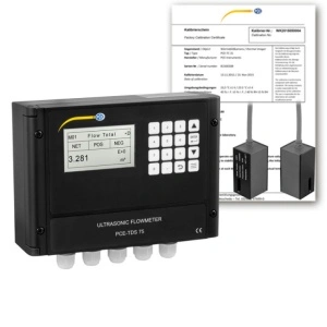Dispozitiv de măsurare a debitului PCE-TDS75 cu certificat de calibrare ISO