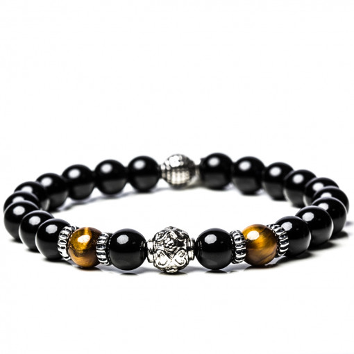 Bratara 'Night Of Love' cu pietre naturale semipretioase si argint 925