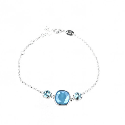Bratara din argint Summer Blue cu Swarovski