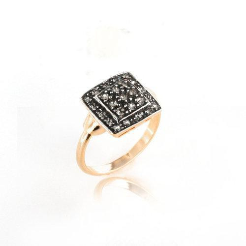 Inel din argint 925 în stil antic cu swarovski
