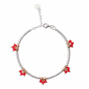 Bratara din argint 925 si pietre Swarovski - Img 1