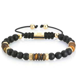 Bratara 'Noshi' cu pietre naturale semipretioase si aur 18 KT - Img 2