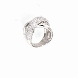 Inel din argint 925 u cristale - 1501373 - Img 1
