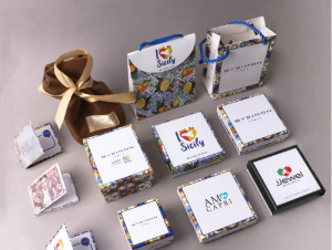 Cercei din argint 925 cu inimioara multicolora - Img 3