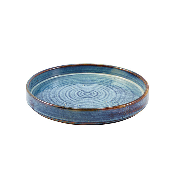 Farfurie prezentare Terra Porcelain Aqua Blue 21cm PR-PBL21 - 1