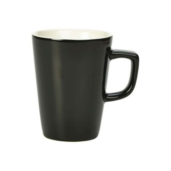 Cana mug Genware Porcelain 34cl Black 322135BK - 1