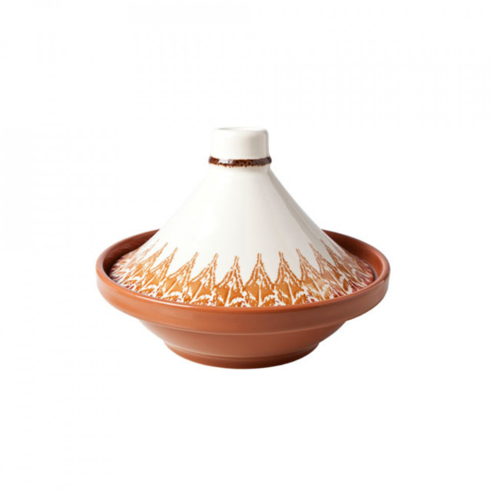 Tajine terracota/red/white 28cm 300084 - 1