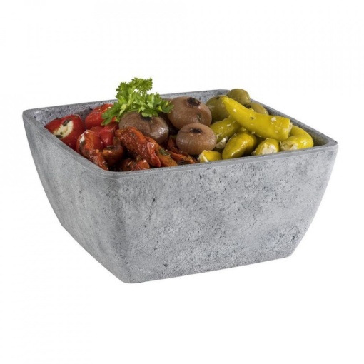 Bol melamina patrat Element 1.5L 19 x 19 cm 84830 - Img 2